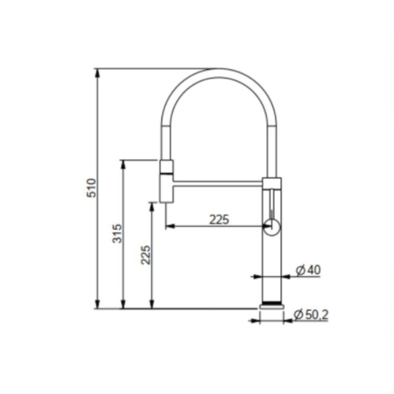 VÒI RỬA NÓNG LẠNH DÂY RÚT GRANDX GXF01 Dual Spray