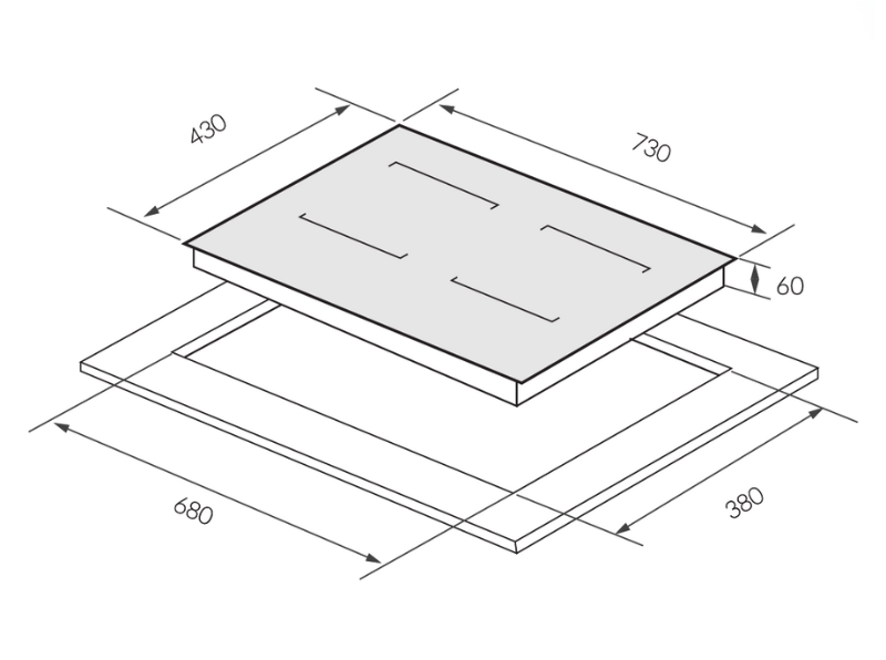 BẾP TỪ ĐÔI GRANDX GX IH696SE - 3 BẾP TỪ ĐÔI GRANDX GX IH696SE