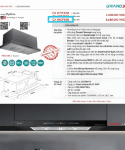 Máy hút mùi GrandX GX H80F75B