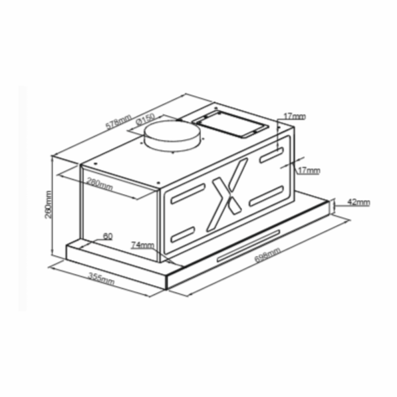 Máy hút mùi GrandX GX H80F85B