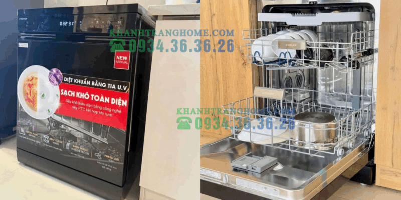 Máy rửa bát Kocher X15B PRO có phù hợp bát đĩa Việt Nam không?