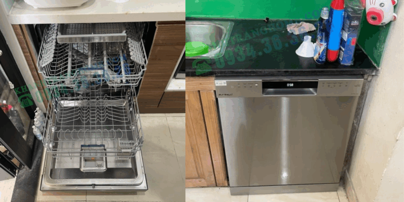 So sánh máy rửa chén Eurosun SMS78EU12ES và Eurosun SMS78EU12EB – khác nhau ở điểm nào?