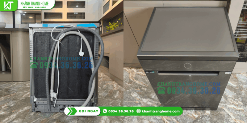 Máy rửa chén GrandX SMS8GX89G có cạnh tranh được với Bosch trong tầm giá