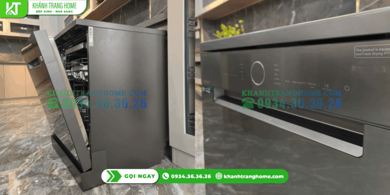 Máy rửa chén GrandX SMS8GX89G có cạnh tranh được với Bosch trong tầm giá