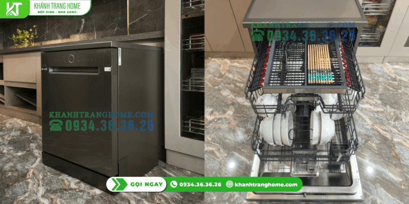 Máy rửa chén GrandX SMS8GX89G có cạnh tranh được với Bosch trong tầm giá