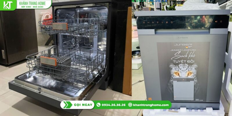 Máy rửa chén Junger DWJ-143 có phù hợp với gia đình 5–6 người?