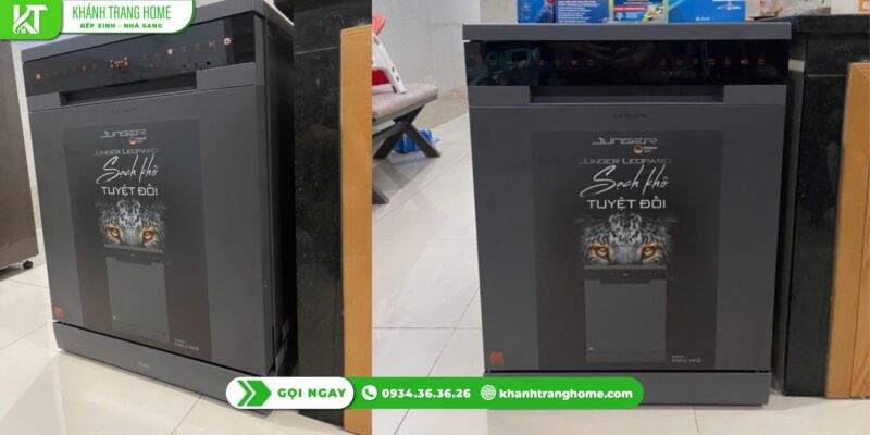 Máy rửa chén Junger DWJ-143 dung tích lớn nhưng có tốn nhiều điện nước không