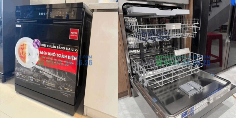 Máy rửa chén Kocher X15B PRO chạy có hao điện nước nhiều không? - 2 Máy rửa chén Kocher X15B PRO chạy có hao điện nước nhiều không