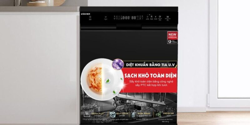 Máy rửa chén Kocher X15B PRO chạy có hao điện nước nhiều không? - 4 Máy rửa chén Kocher X15B PRO chạy có hao điện nước nhiều không