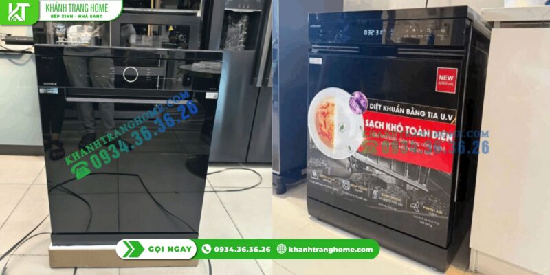 So sánh GrandX SMS8GX89B và Kocher X15B PRO – chọn máy rửa chén nào lợi hơn