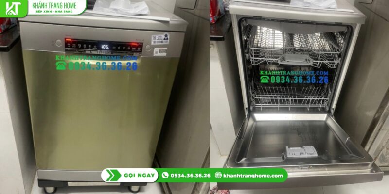 So sánh Hafele HDW-F605B và Bosch SMS4HMI07E - máy rửa chén nào hợp lý hơn