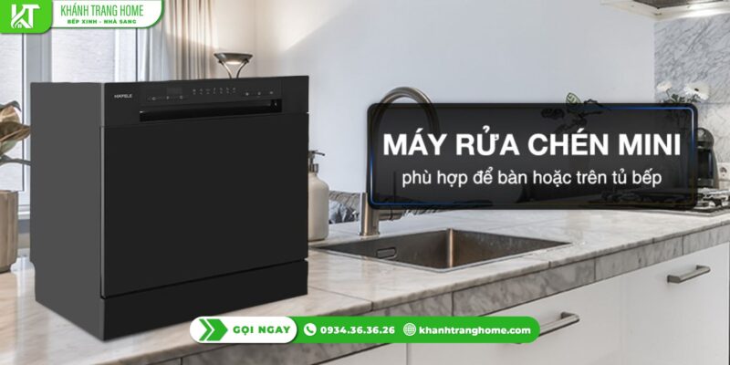 Máy rửa chén Hafele HDW-T5531B chạy có ồn khi đặt trong gian bếp nhỏ? - 2 Máy rửa chén Hafele HDW-T5531B chạy có ồn khi đặt trong gian bếp nhỏ?