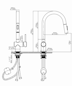 Vòi rửa bát Kluger KLF0008SC