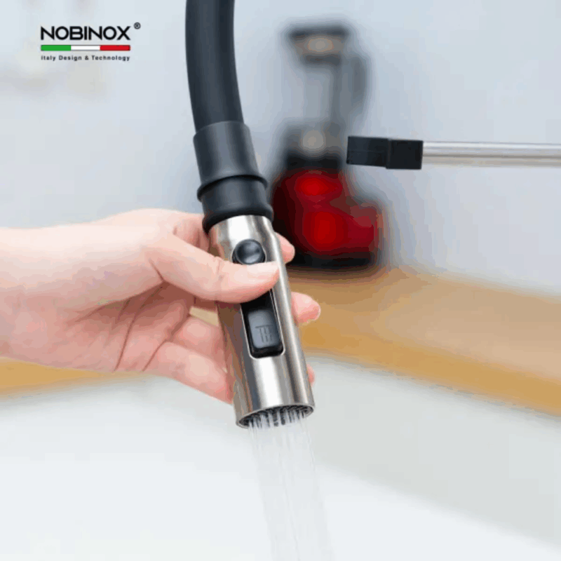 Vòi rửa chén Nobinox ALTO NX550 - 11 Vòi rửa chén Nobinox ALTO NX550
