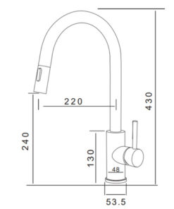 VÒI RỬA NÓNG LẠNH DÂY RÚT GRANDX GXF05 Dual Spray