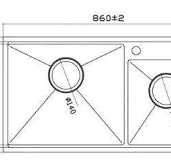 CHẬU RỬA BÁT GRANDX GX8648DS SMOOTH - 5 CHẬU RỬA BÁT GRANDX GX8648DS SMOOTH