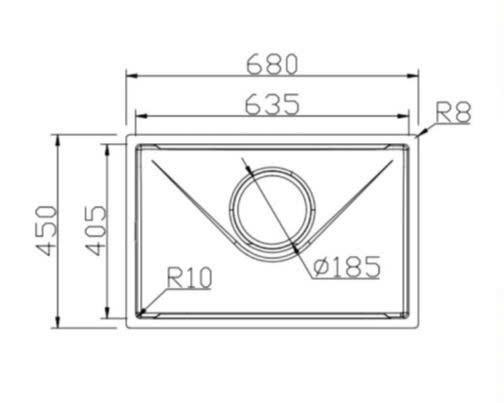 CHẬU RỬA BÁT GRANDX GX6845V VOLCANO