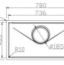 CHẬU RỬA BÁT GRANDX GX7845JP HIKARI
