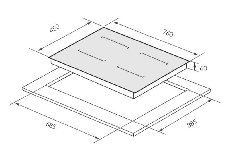 BẾP TỪ ĐÔI GRANDX GX IH785NANO - 2 BẾP TỪ ĐÔI GRANDX GX IH785NANO