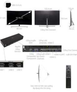 Smart Tivi QLED Cong Samsung 4K 55 Inch 55Q8CNA