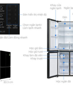 TỦ LẠNH AQUA INVERTER 469 LÍT AQR-M536XA(GB) - 65