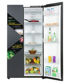 TỦ LẠNH AQUA INVERTER 646 LÍT AQR-S682XA(SLB) - 55