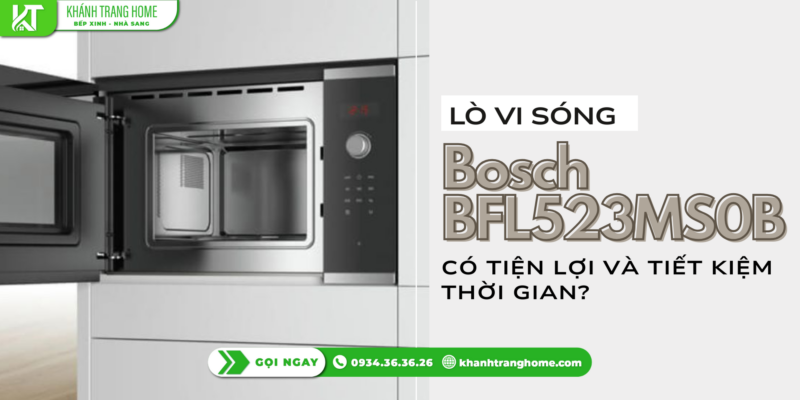 Gia đình 4 người dùng Bosch BFL523MS0B có tiện lợi và tiết kiệm thời gian?