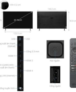 GOOGLE TIVI OLED SONY 4K 65 INCH K-65XR80 - 57