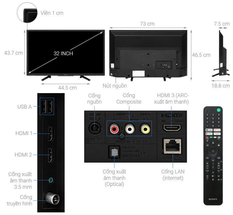 GOOGLE TIVI SONY 32 INCH KD-32W830K - 16 GOOGLE TIVI SONY 32 INCH KD-32W830K - 15