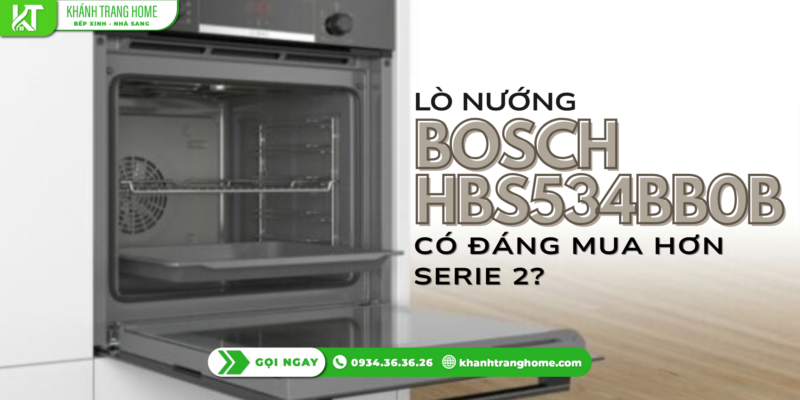 Lò nướng âm BOSCH HBS534BB0B SERIE 4
