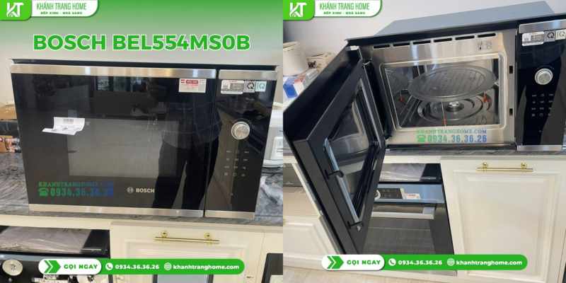 Lò vi sóng Bosch BEL554MS0B có đáng nâng cấp từ Serie 4 không