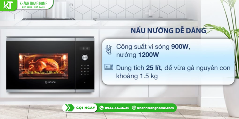 Lò vi sóng Bosch BEL554MS0B có đáng nâng cấp từ Serie 4 không
