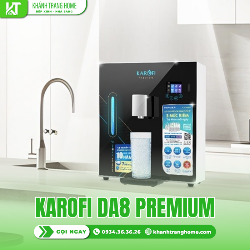 Máy lọc nước Hydro-ion kiềm Karofi DA8 PREMIUM - 12 Máy lọc nước Hydro-ion kiềm Karofi DA8 PREMIUM