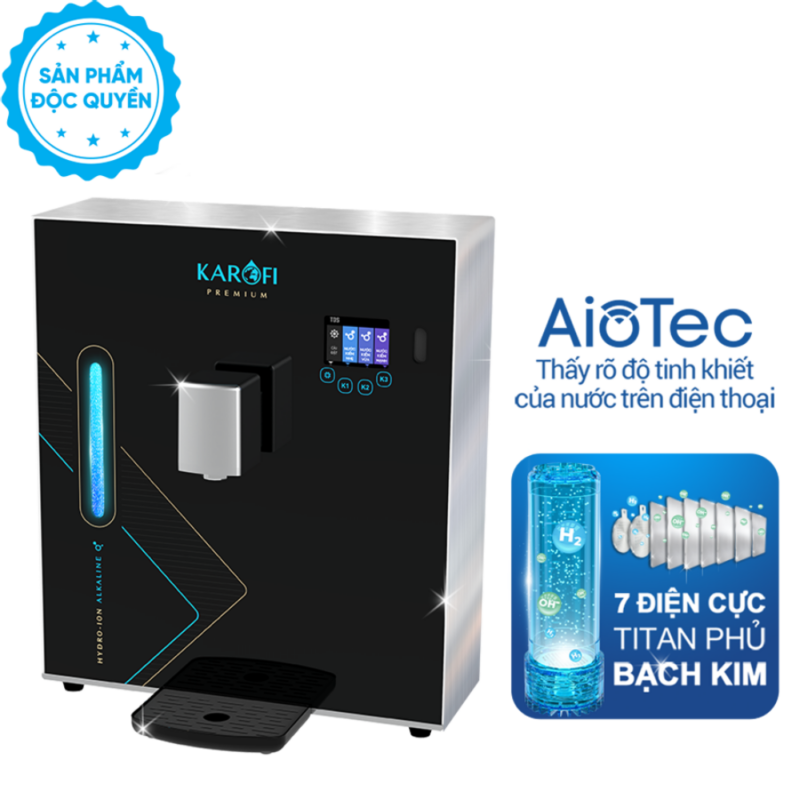 Máy lọc nước Hydro-ion kiềm Karofi DA8 PREMIUM - 14 Máy lọc nước Hydro-ion kiềm Karofi DA8 PREMIUM