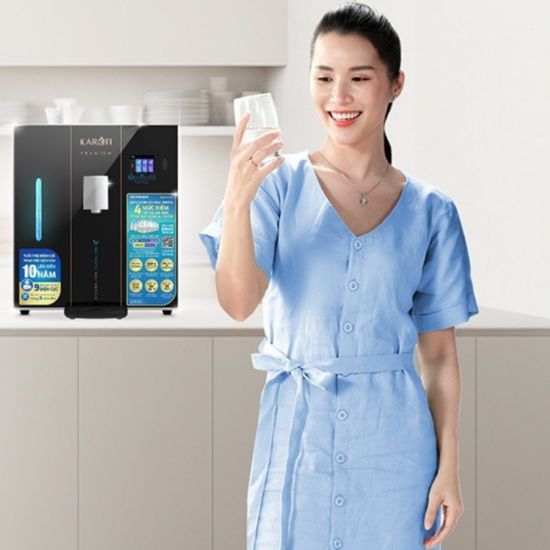 Máy lọc nước nóng lạnh Hydro-ion Kiềm Karofi DA9 PREMIUM - 4 Máy lọc nước nóng lạnh Hydro-ion Kiềm Karofi DA9 PREMIUM