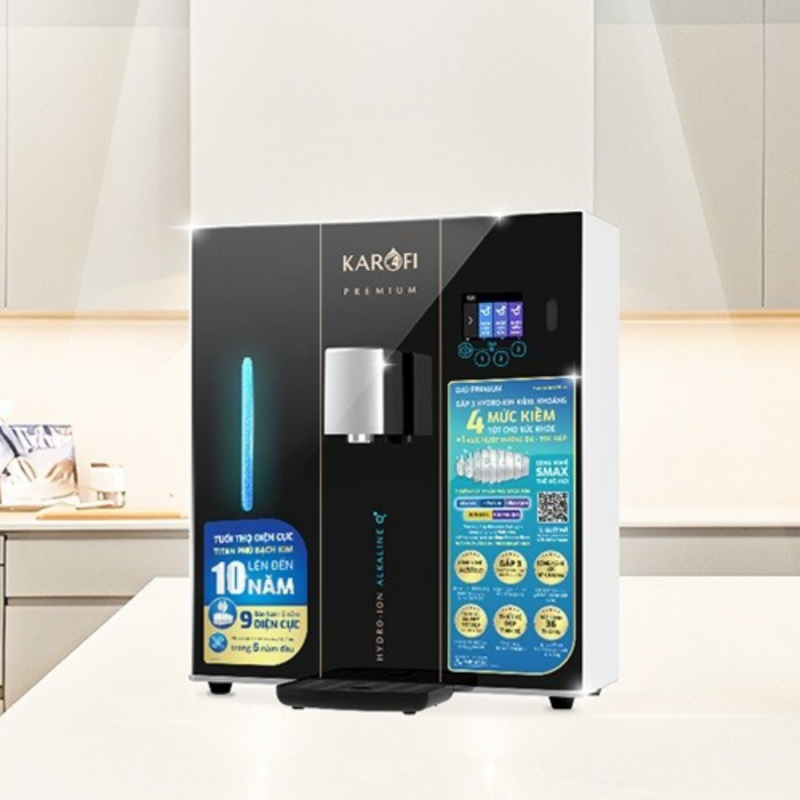 Máy lọc nước nóng lạnh Hydro-ion Kiềm Karofi DA9 PREMIUM - 18 Máy lọc nước nóng lạnh Hydro-ion Kiềm Karofi DA9 PREMIUM