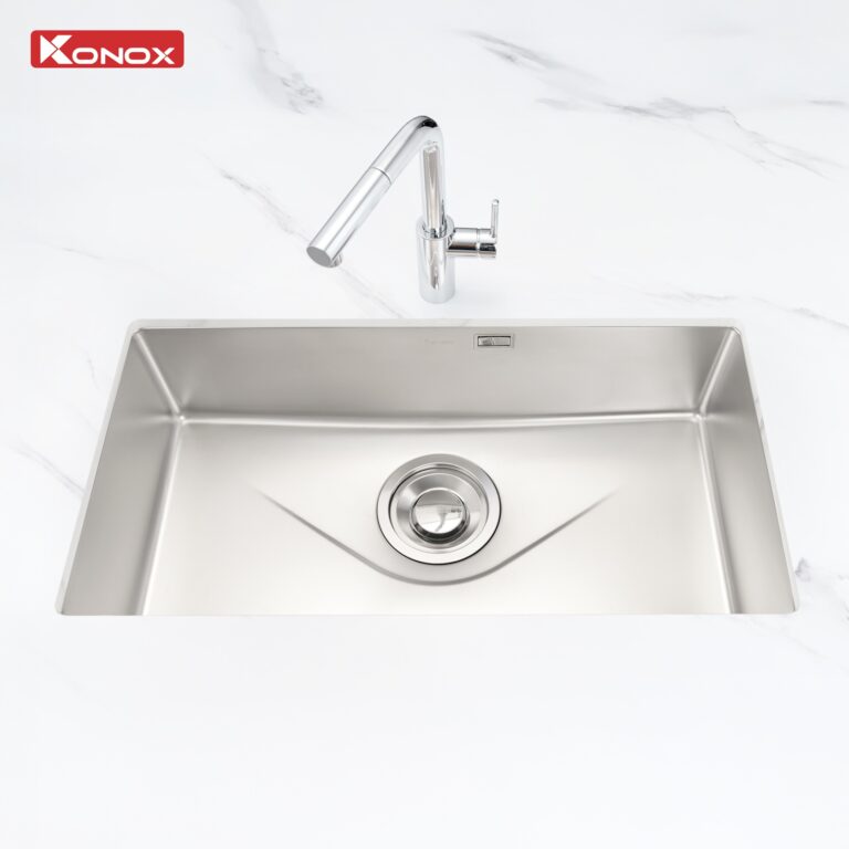 Chậu rửa bát phong cách Nhật bề mặt mịn Tari 870SM - 2 Chậu rửa bát phong cách Nhật bề mặt mịn Tari 870SM