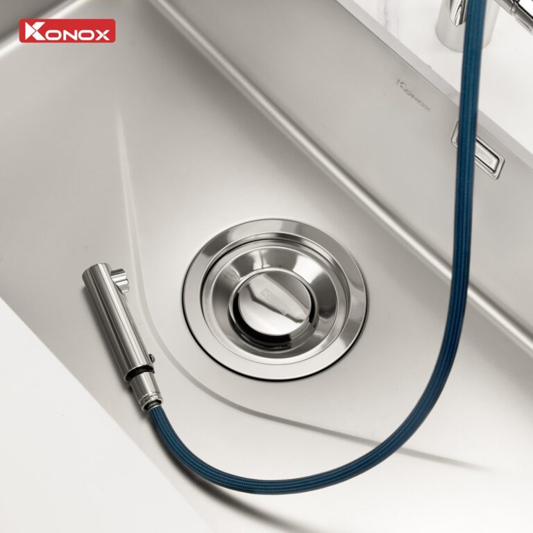 Chậu rửa bát phong cách Nhật bề mặt mịn Tari 870SM - 6 Chậu rửa bát phong cách Nhật bề mặt mịn Tari 870SM