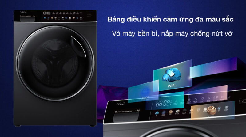 MÁY GIẶT AQUA INVERTER 11 KG AQD-DDW1100J(BK)