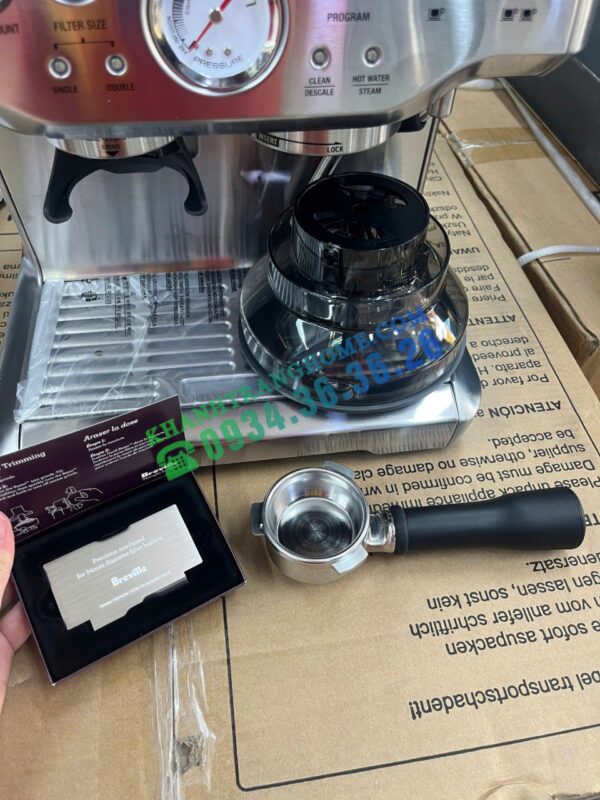 máy pha cà phê Breville BES870XL màu bạc - 16