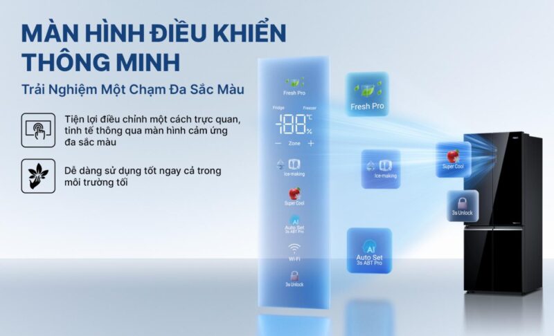 TỦ LẠNH AQUA INVERTER 529 LÍT AQR-M600XA(GB) - 26 TỦ LẠNH AQUA INVERTER 529 LÍT AQR-M600XA(GB) - 25