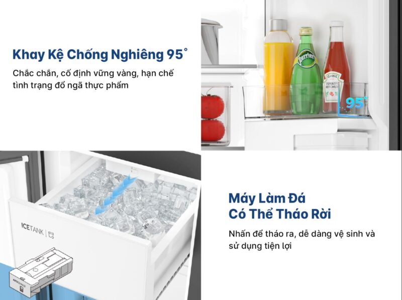 TỦ LẠNH AQUA INVERTER 529 LÍT AQR-M600XA(GB) - 71 TỦ LẠNH AQUA INVERTER 529 LÍT AQR-M600XA(GB)