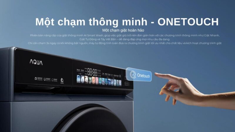 MÁY GIẶT AQUA INVERTER 10 KG AW10-BD4377U1L(GN)