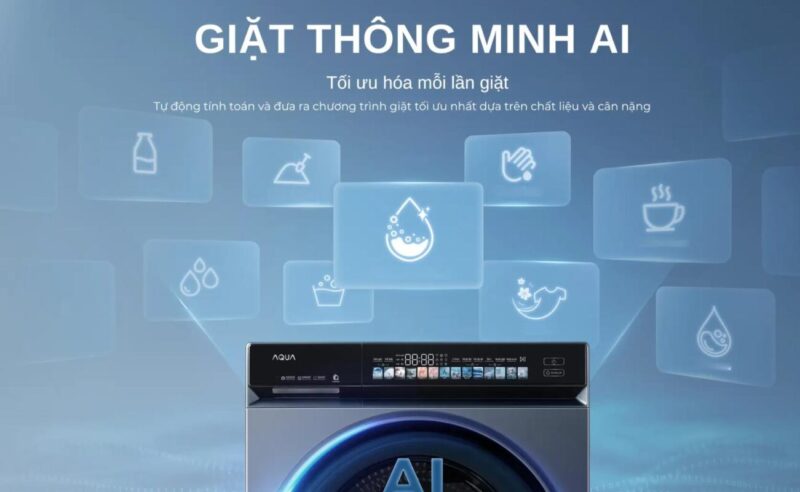 MÁY GIẶT AQUA INVERTER 11 KG AW11-B4377U1L(GN)