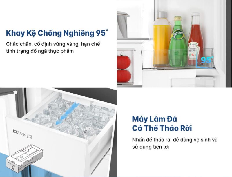 TỦ LẠNH AQUA INVERTER 522 LÍT AQR-MA600XA(WGL)U1 - 111 TỦ LẠNH AQUA INVERTER 522 LÍT AQR-MA600XA(WGL)U1