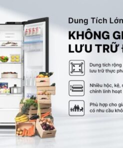 TỦ LẠNH AQUA INVERTER 569 LÍT AQR-S633XA(WSL) - 55