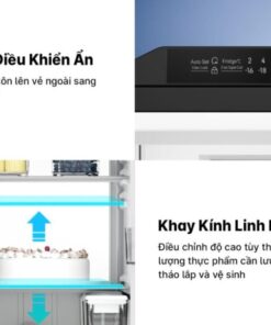 TỦ LẠNH AQUA INVERTER 569 LÍT AQR-S633XA(WSL) - 67