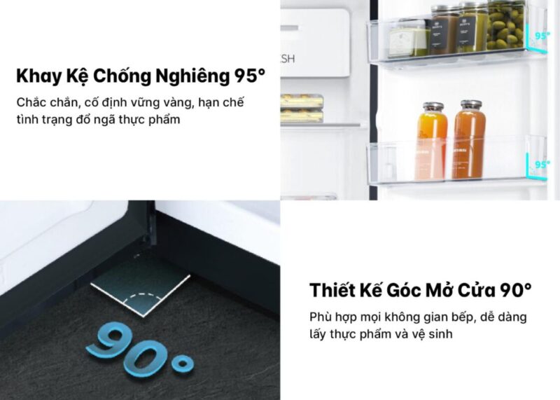 TỦ LẠNH AQUA INVERTER 569 LÍT AQR-S633XA(WSL)