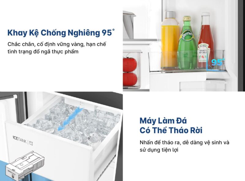 TỦ LẠNH AQUA INVERTER 529 LÍT AQR-M600XA(GC) - 65 TỦ LẠNH AQUA INVERTER 529 LÍT AQR-M600XA(GC)