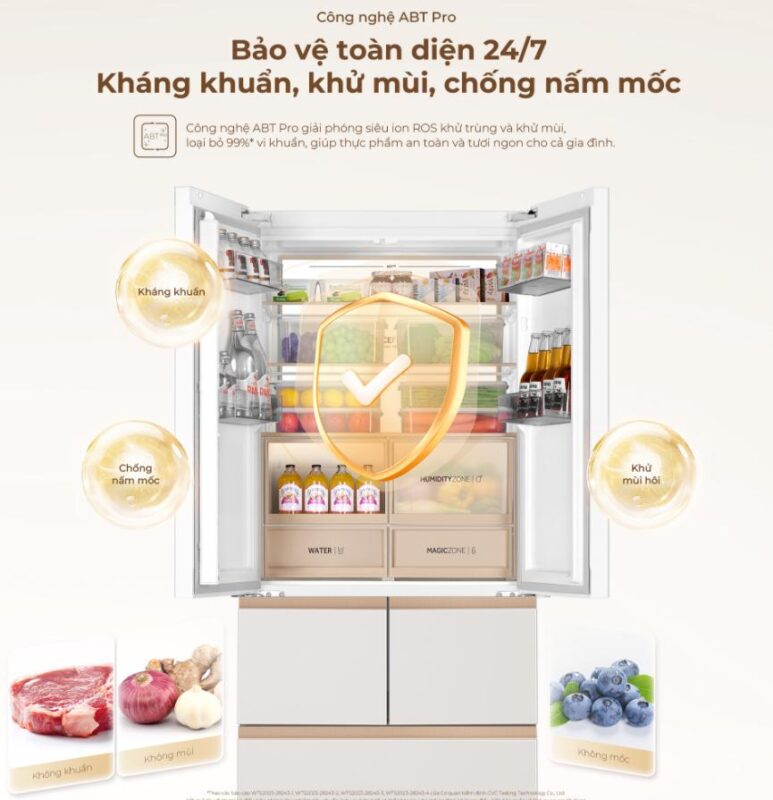 TỦ LẠNH AQUA INVERTER 515 LÍT AQR-MA585XA(MC)U1 - 92 TỦ LẠNH AQUA INVERTER 515 LÍT AQR-MA585XA(MC)U1